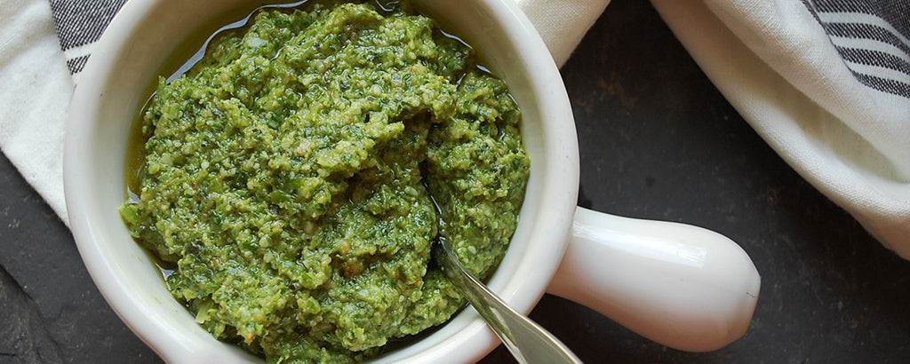 Garlic Scape Pesto