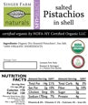 Organic Salted Pistachios